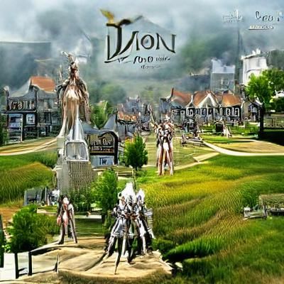 Lineage II MMO Game - Town of Dion