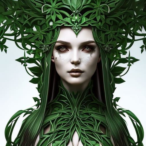 covered in vines