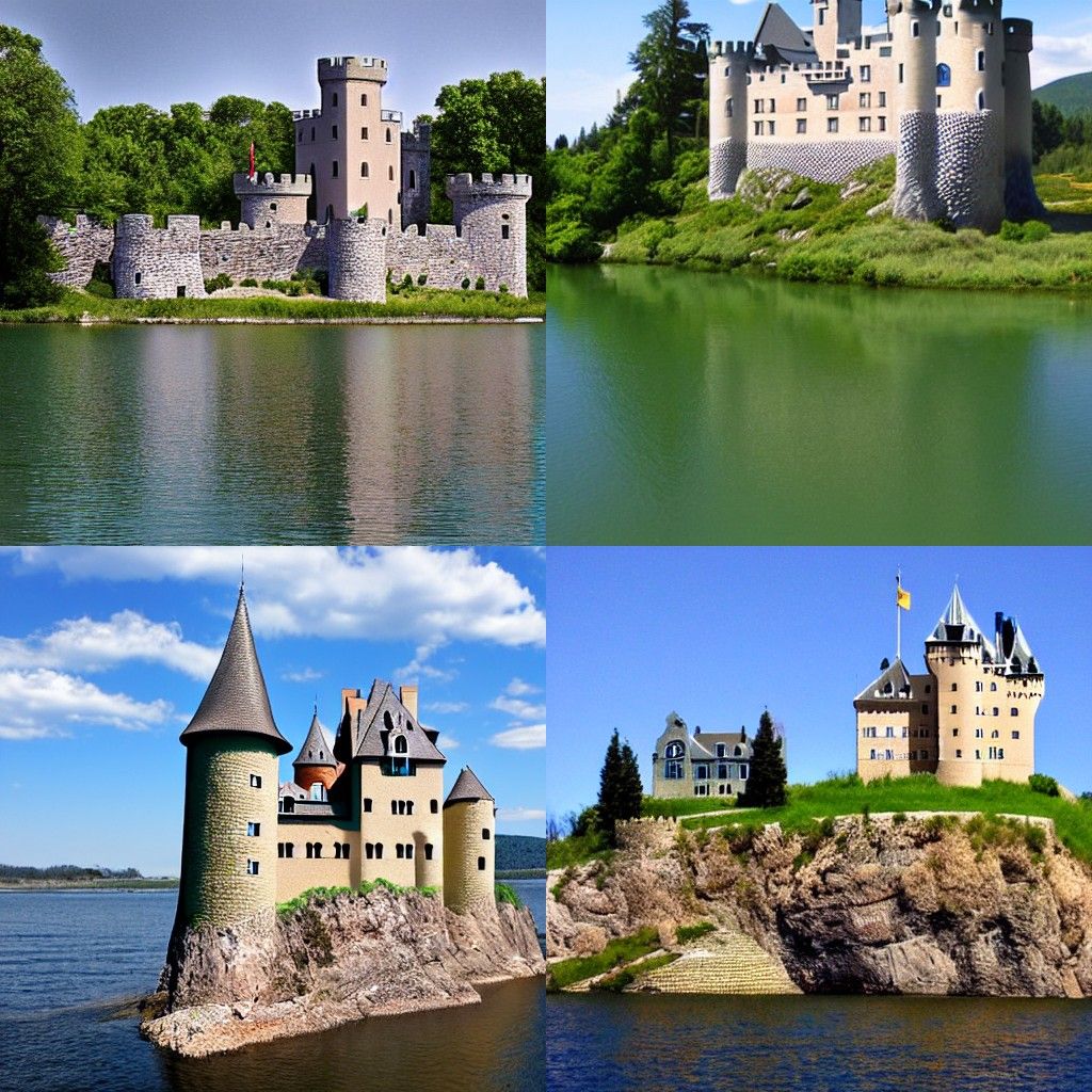 castle by the water