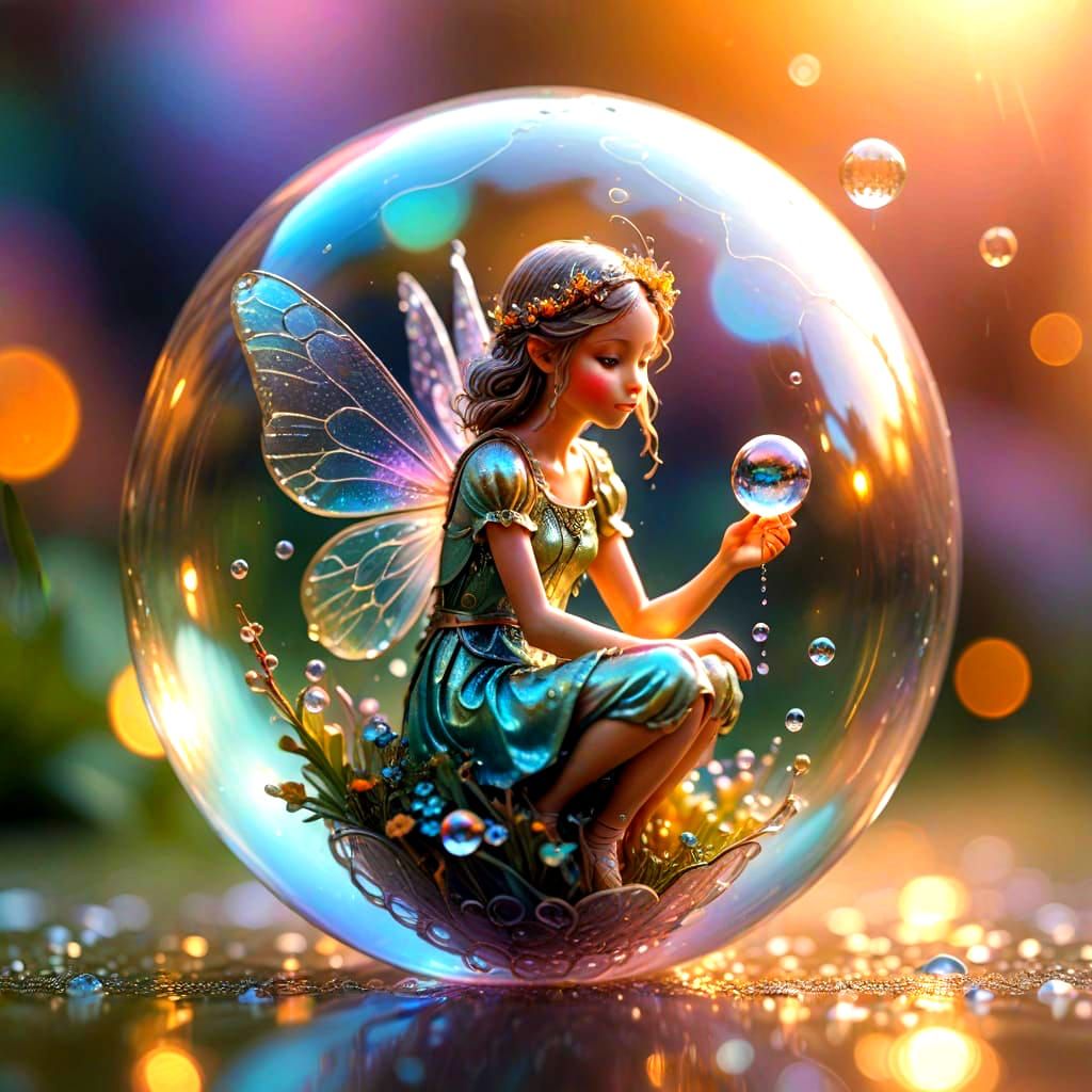 The bubble fairy  by @Rachel the Authentic