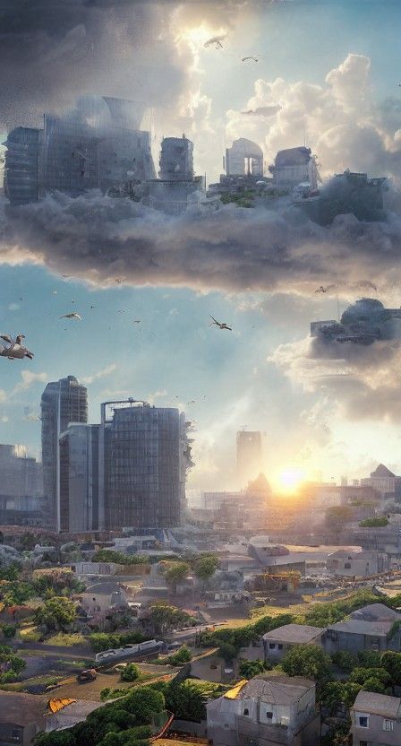 Ripping parts of the city to the heavens