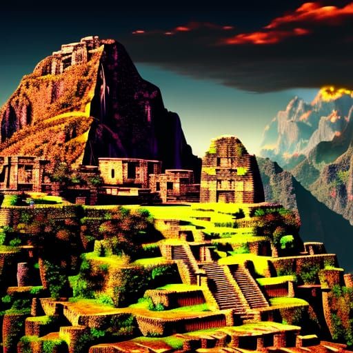 The hills of Machu Picchu 2
