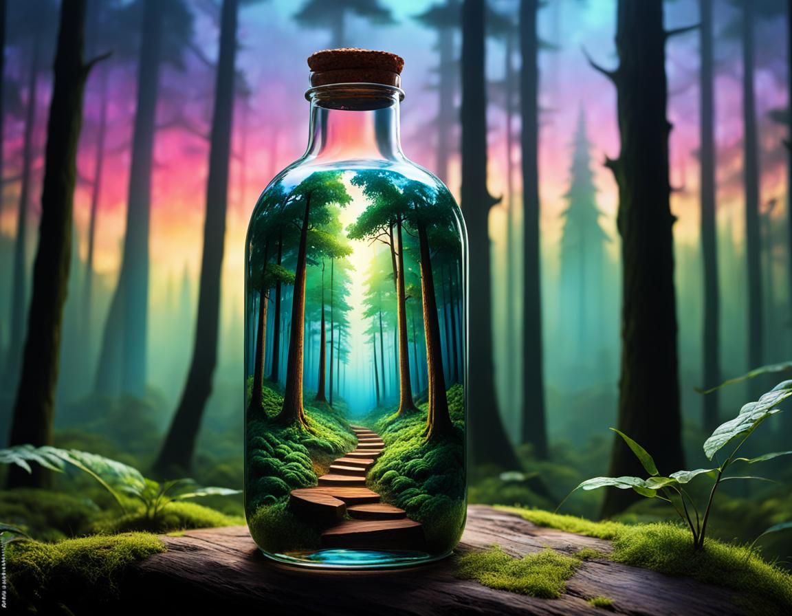 Forest in a bottle