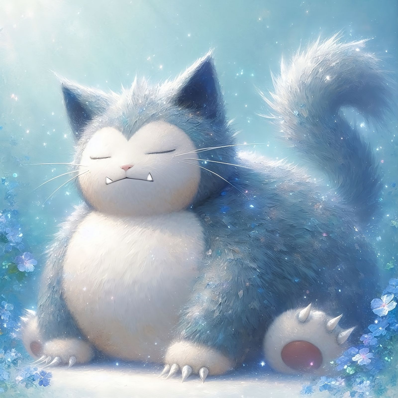 Snorlax cat hybrid