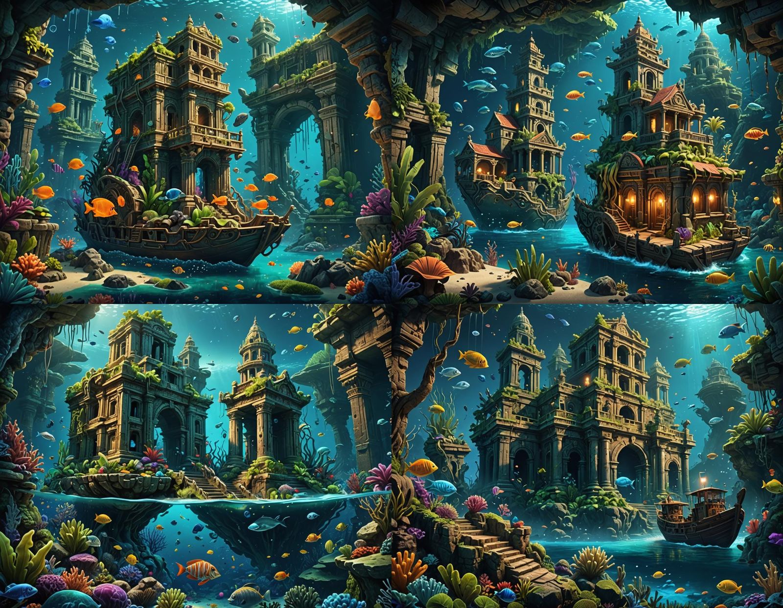 A tropical sea adventure that unfolds into an underwater wor...