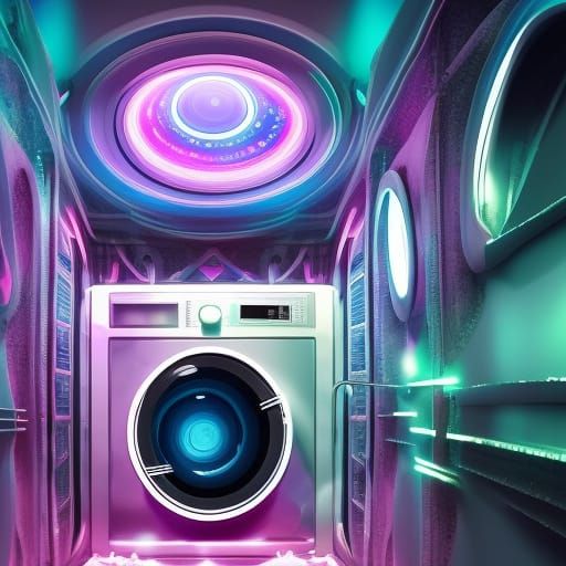 My washing machine in 2050 AI Generated Artwork NightCafe Creator
