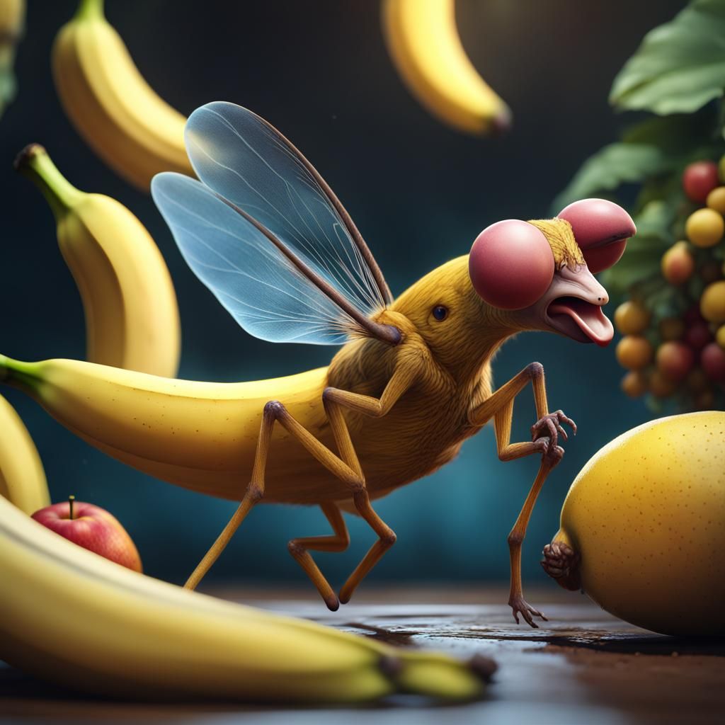 Fruit Flies Like a Banana AI Generated Artwork NightCafe Creator