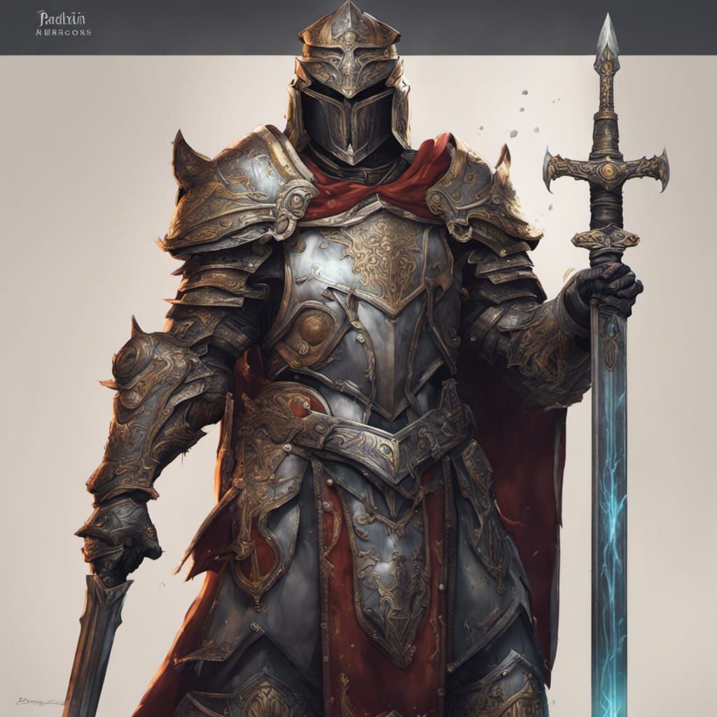 Holy Paladin - AI Generated Artwork - NightCafe Creator