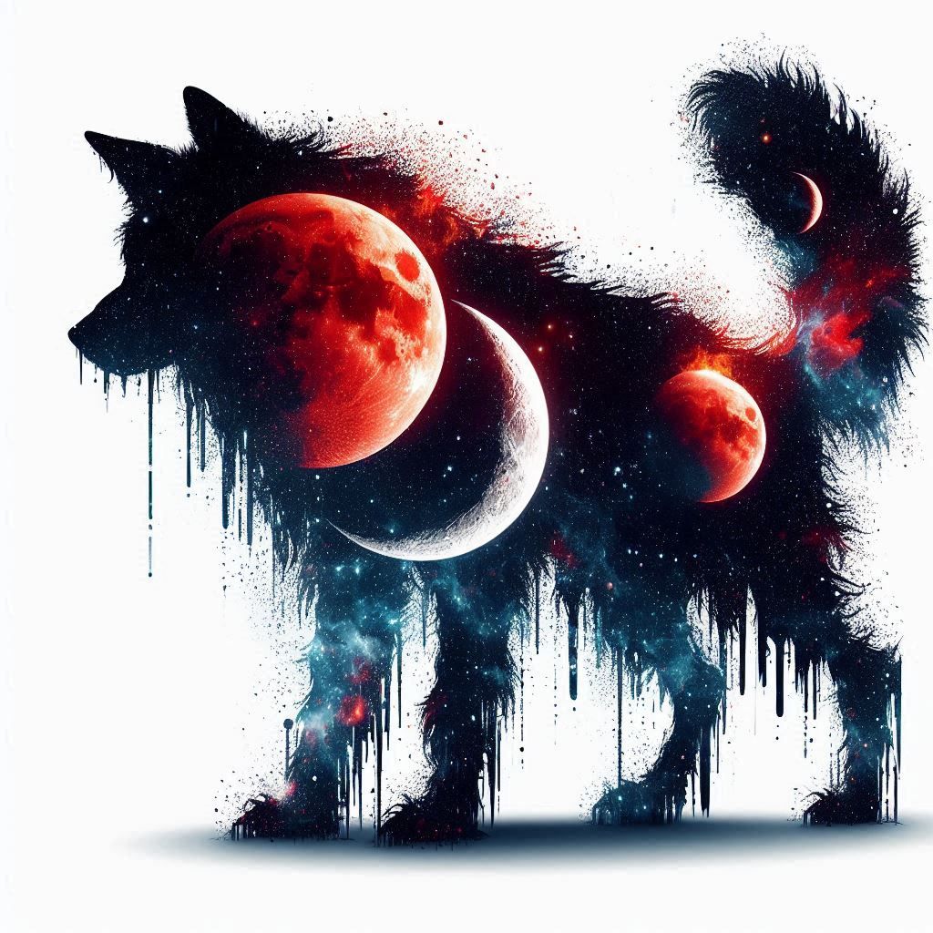 double exposure beautiful fantasy DALL-E 3 portrait landscap...