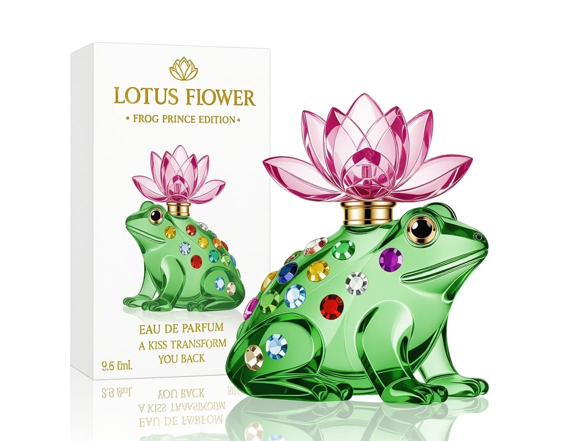 Daily challenge #930: Lotus Flower ~ Frog Prince Edition ~ Eau De Parfum ~ A Kiss Transforms You Back  by @Aristea