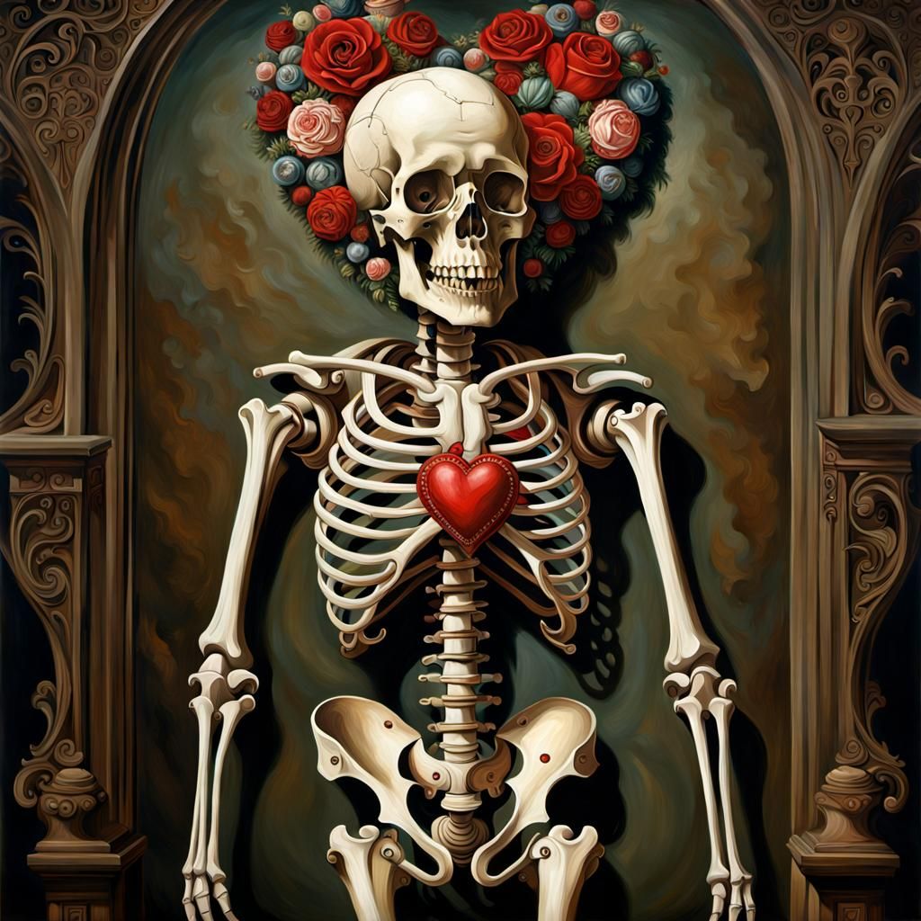 Have a heart skeleton