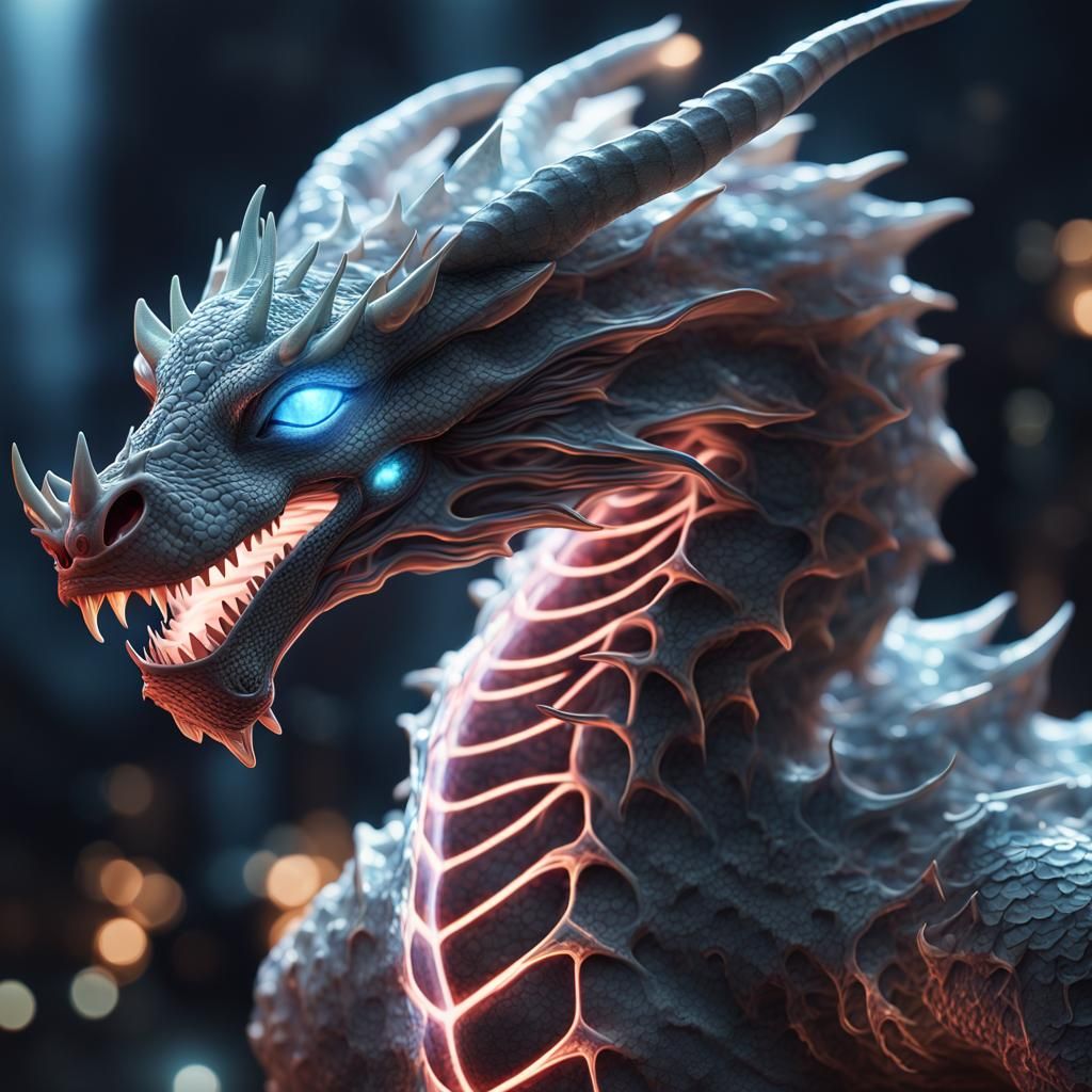 6 Nft Transluscent dragon