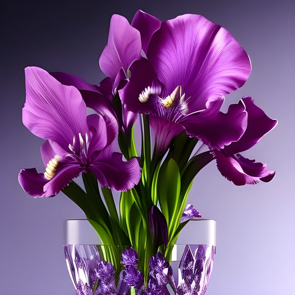 Purple Iris  by @Username_Already_Taken