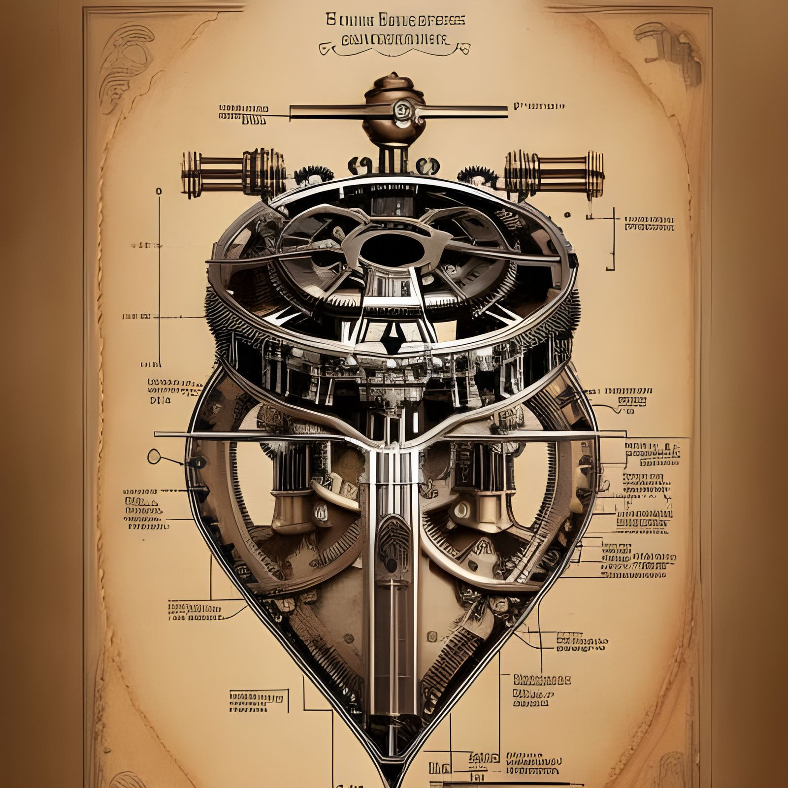  Mechanical heart  by @avionesplateados 