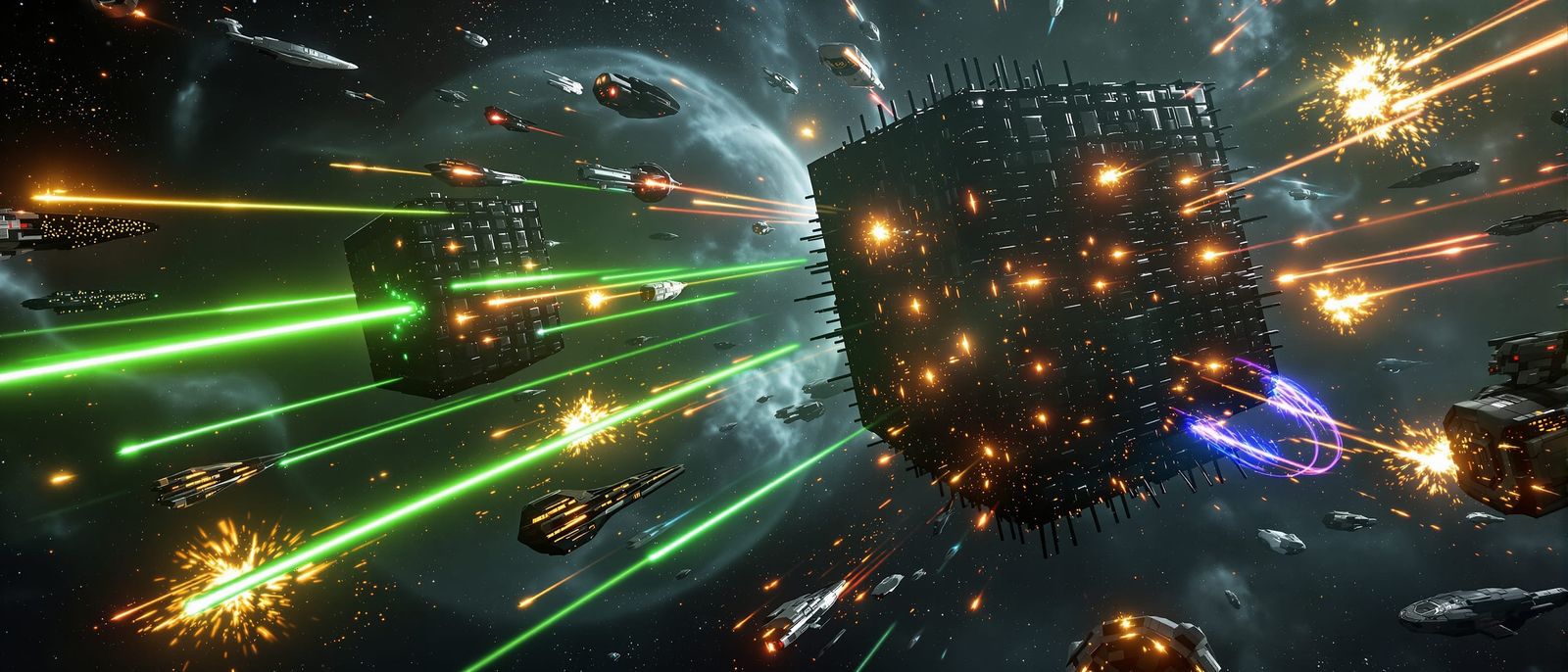 Battle of Vulcan; 2381 Borg Invasion...  by @AK