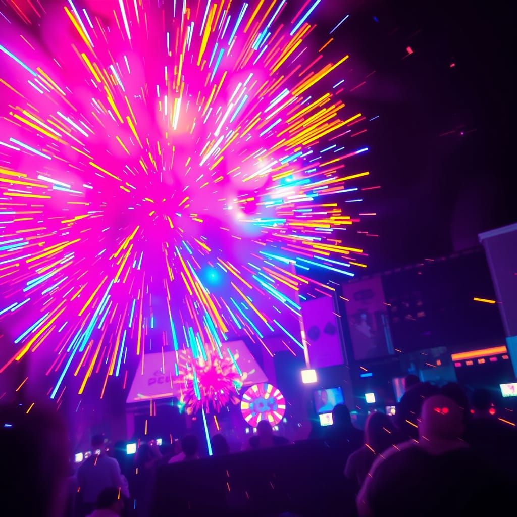 Neon Dreamscape in Cyberpunk Style