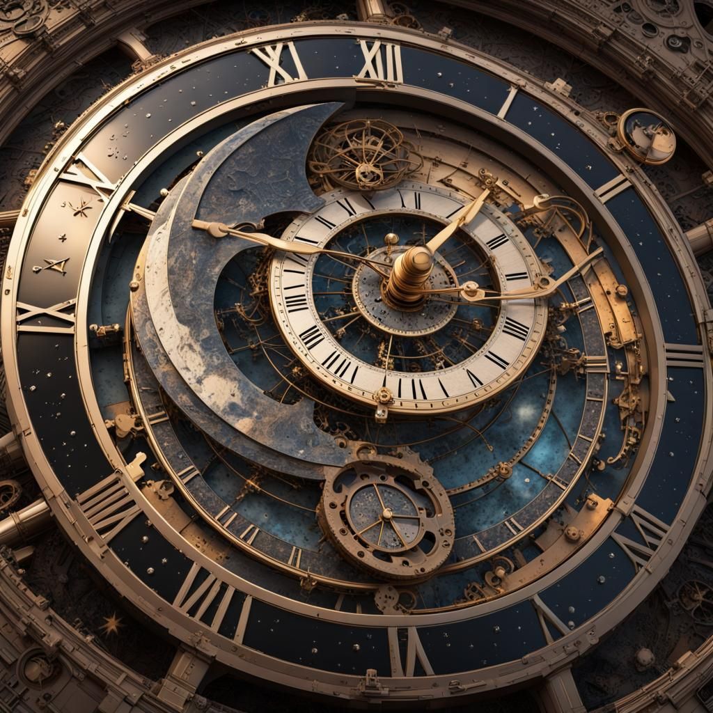 Horloge. - AI Generated Artwork - NightCafe Creator