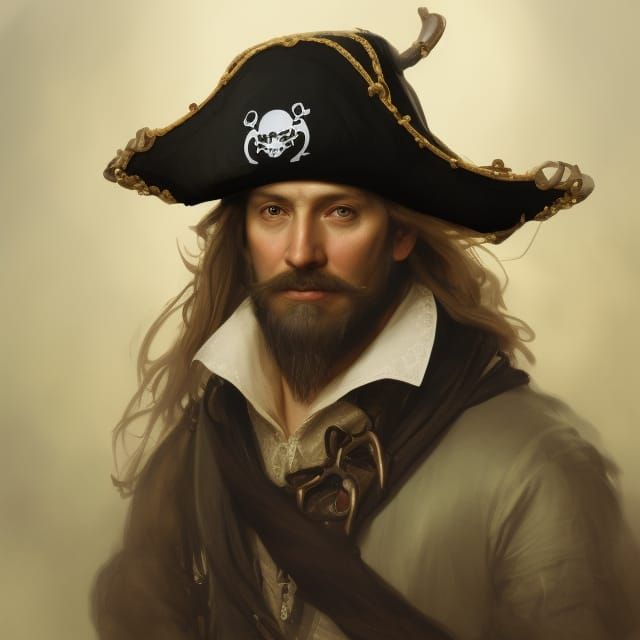 Shakespeare as a Pirate - AI Generated Artwork - NightCafe Creator