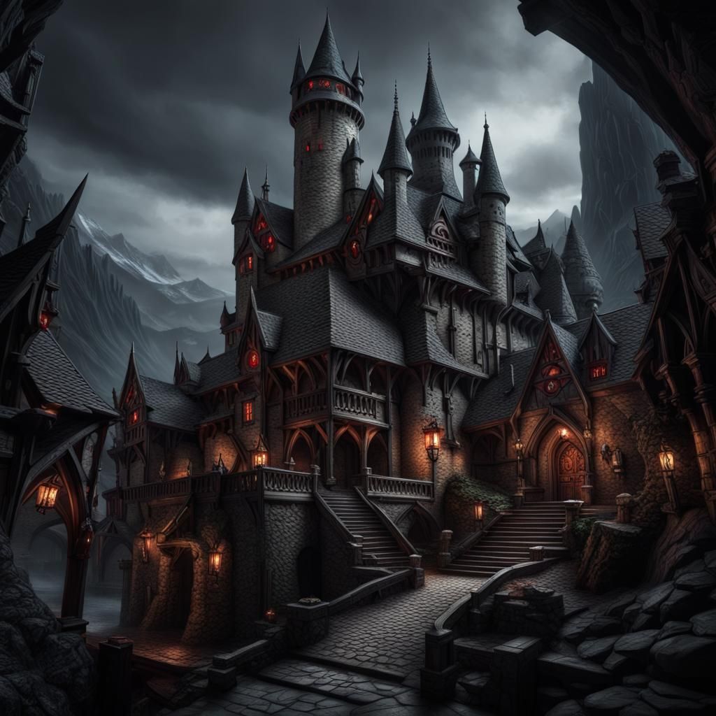 Dungeons and dragons Ravenloft AI Generated Artwork NightCafe Creator