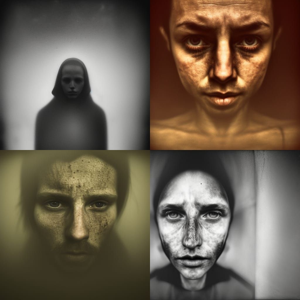 Waifish faces - AI Generated Artwork - NightCafe Creator