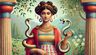 Athena Minoan Serpent Goddess - AI Generated Artwork - NightCafe Creator