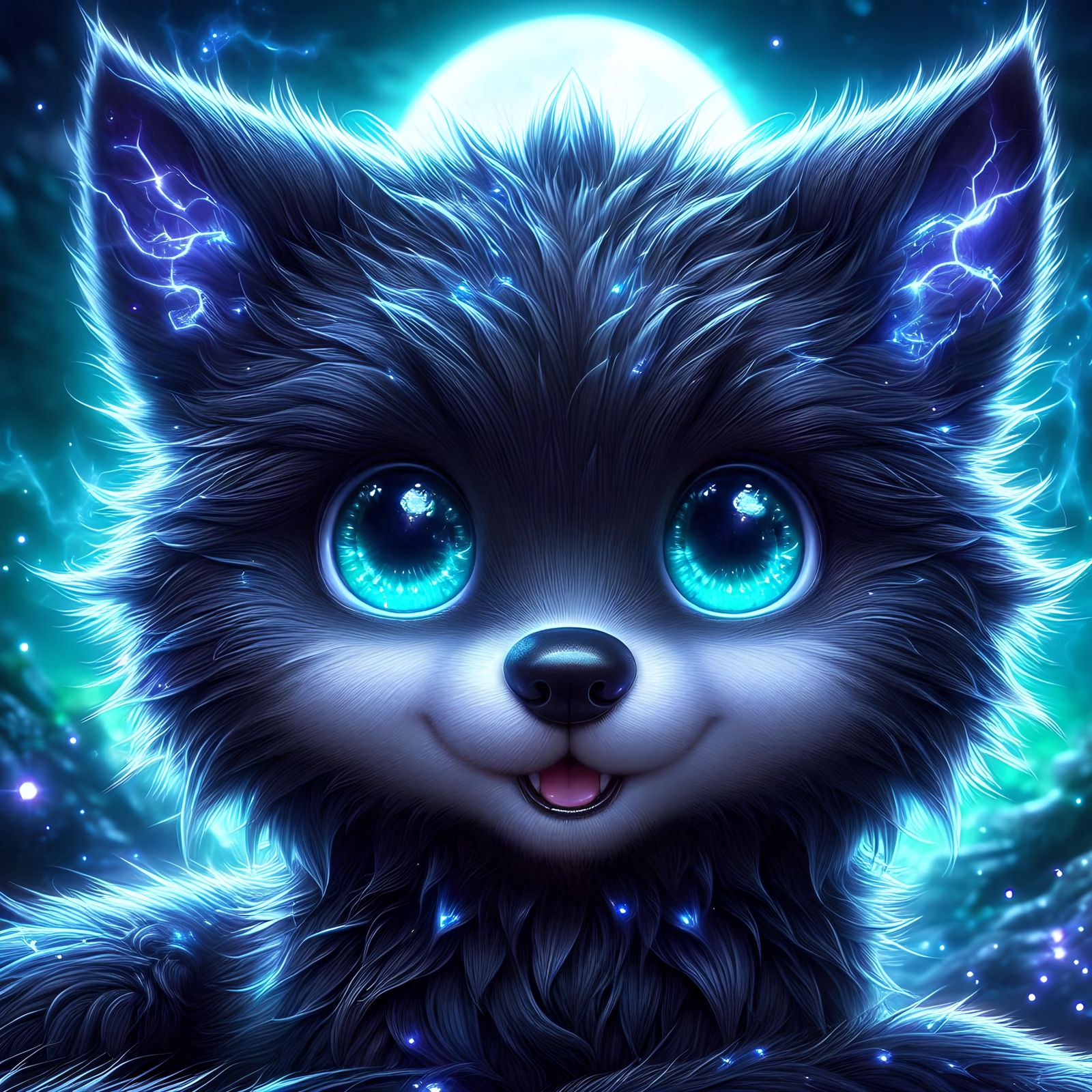 Lightning Wolf Puppy