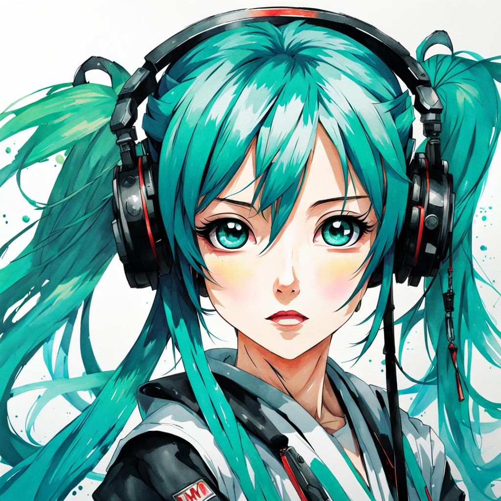 Miku - AI Generated Artwork - NightCafe Creator