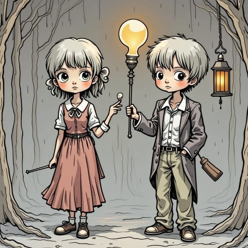  <lora:Burtonesqe:1.0>