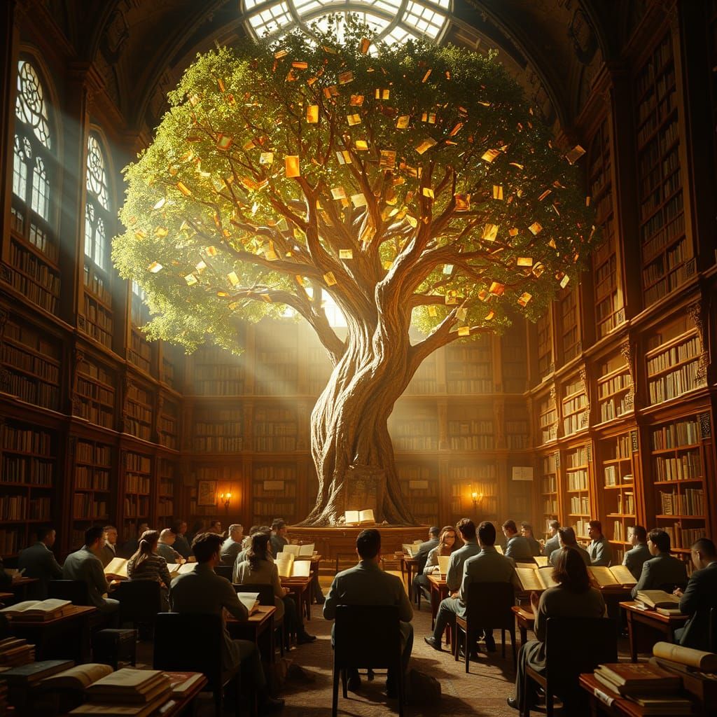 The Tree of Knowledge  by @Ivik