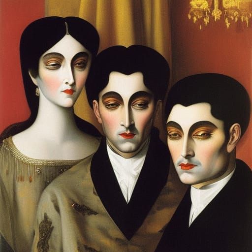 Good and smart vampire lord with two siamese cats 
By Mikhai...