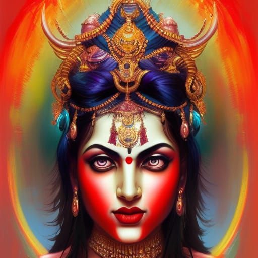 Goddess KALI - AI Generated Artwork - NightCafe Creator