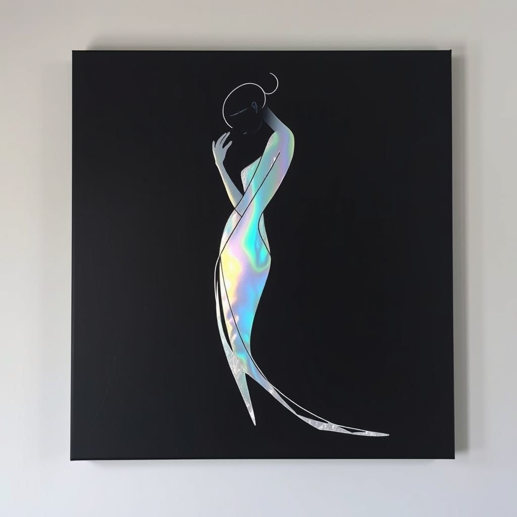 An image inspired by the art styles predating the year 1912, resonating the simplicity of Zen aesthetics combined with mesmerizing effects o...