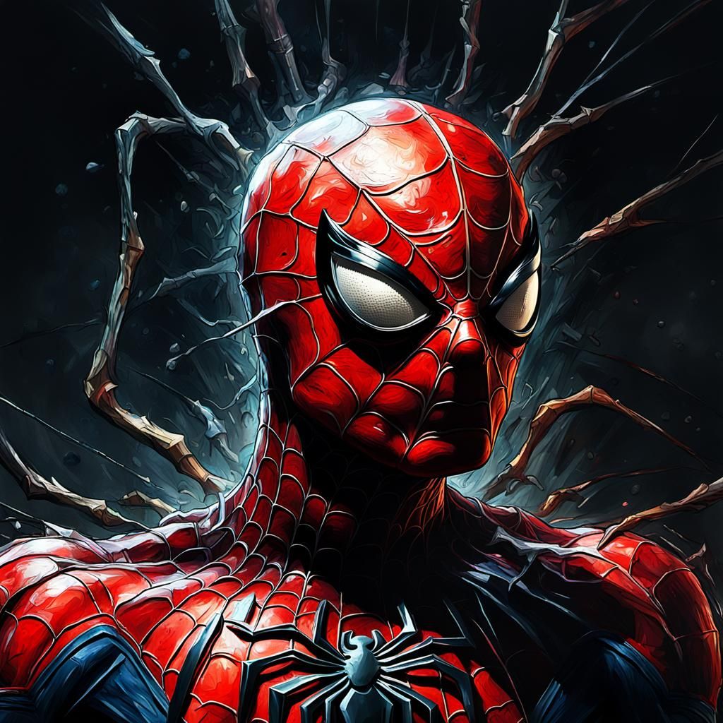 Spider man - AI Generated Artwork - NightCafe Creator