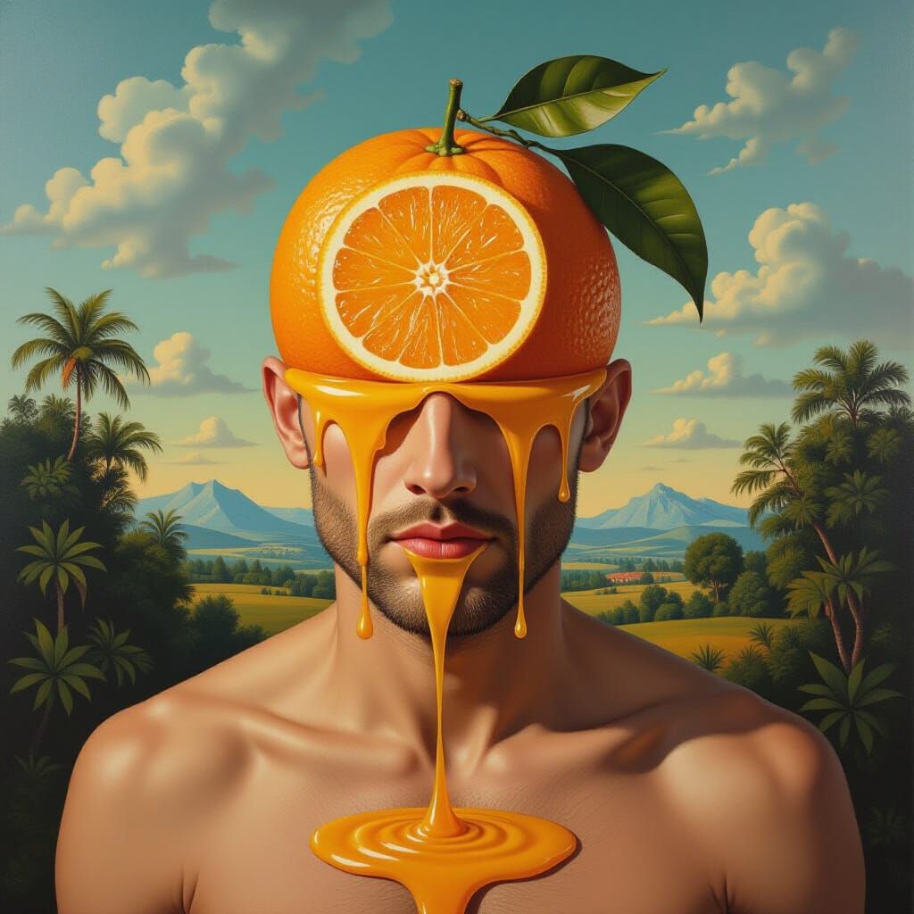 Once upon a time, in a realm where the boundaries between humans and nature blurred, there lived a figure known as Citrus Man. This being ha...