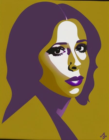 Jennifer Love Hewitt by Josef Albers - AI Generated Artwork - NightCafe ...