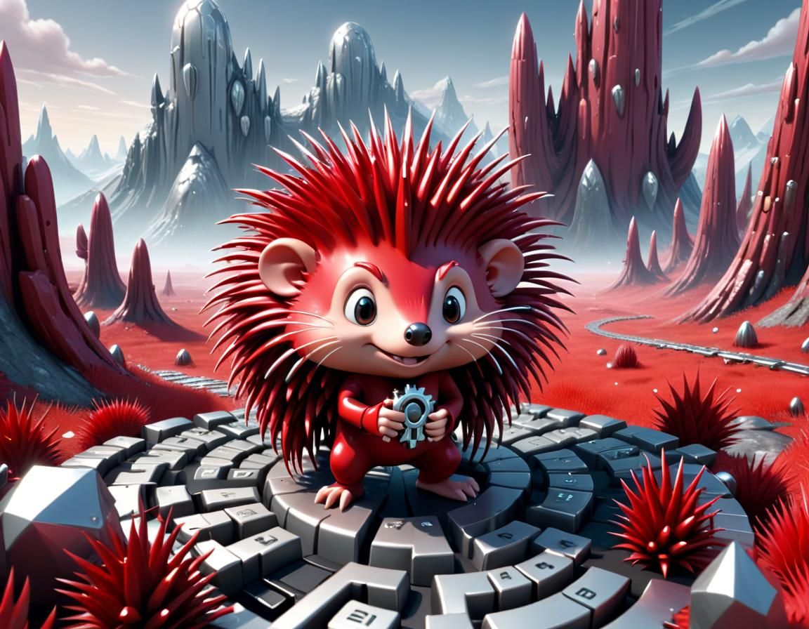 Phonic the Porcupine   by @John from Youngstown