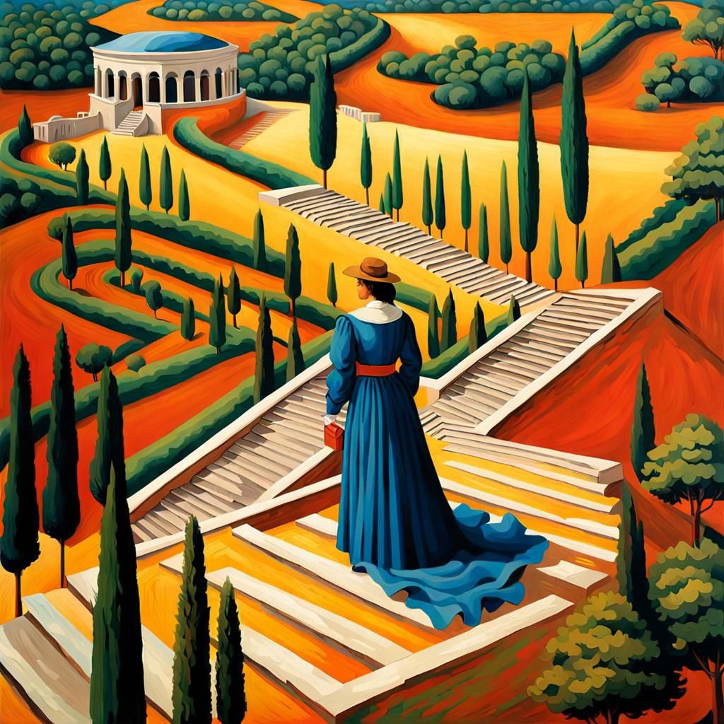 The Surreal Walk AI Generated Artwork NightCafe Creator