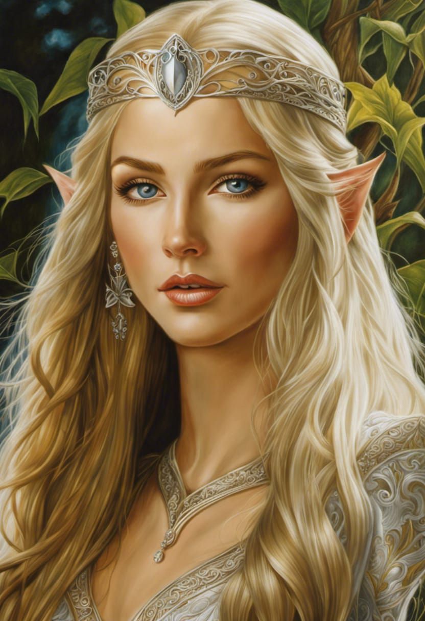 Lauralanthalasa Elven Princess -Dragonlance - AI Generated Artwork ...