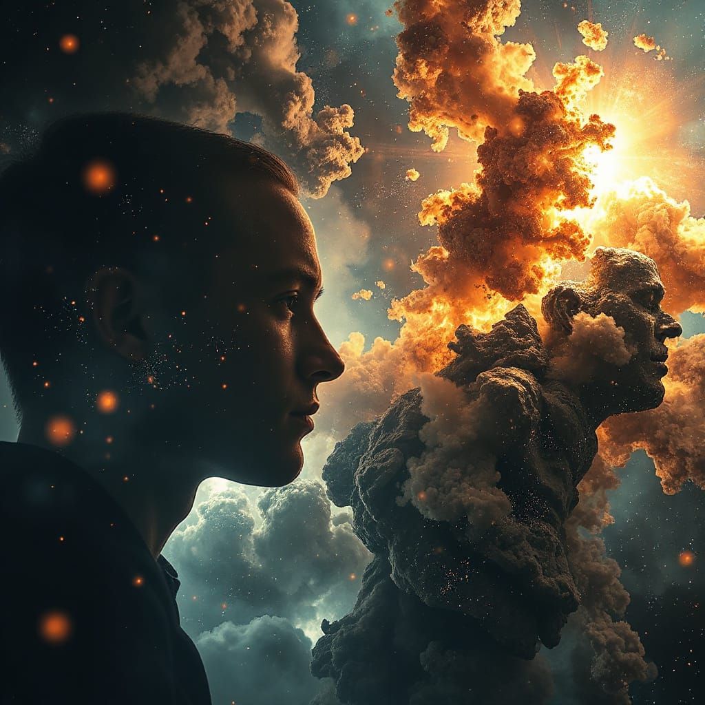 The Space Between Thoughts  by @greenygreens