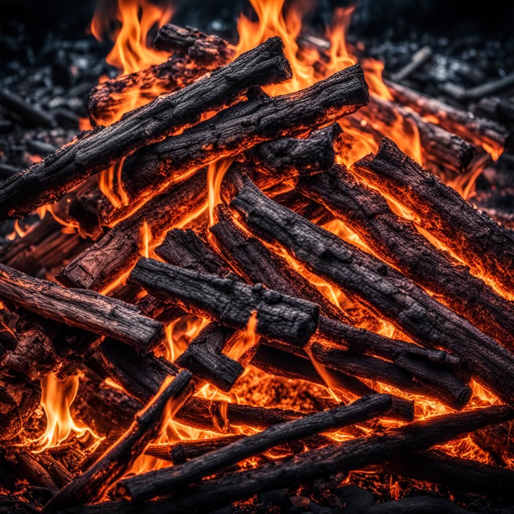 Burning fire