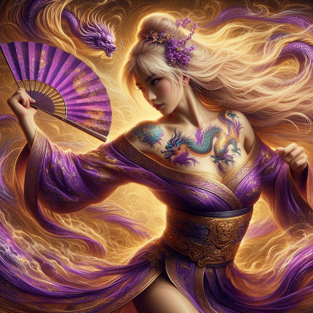 Japanese dragon dance