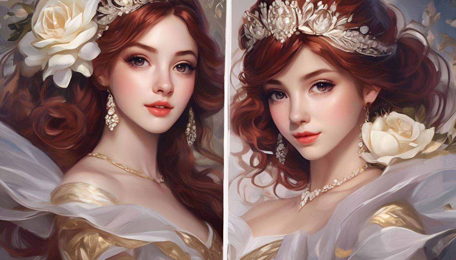 Балерина Голова и плечи )ImpressioniArtistiche: | Bridal art, (Suplemento  realeza Insignia anime bailarina de ballet Brújula) red hair bal... - AI  Generated Artwork - NightCafe Creator