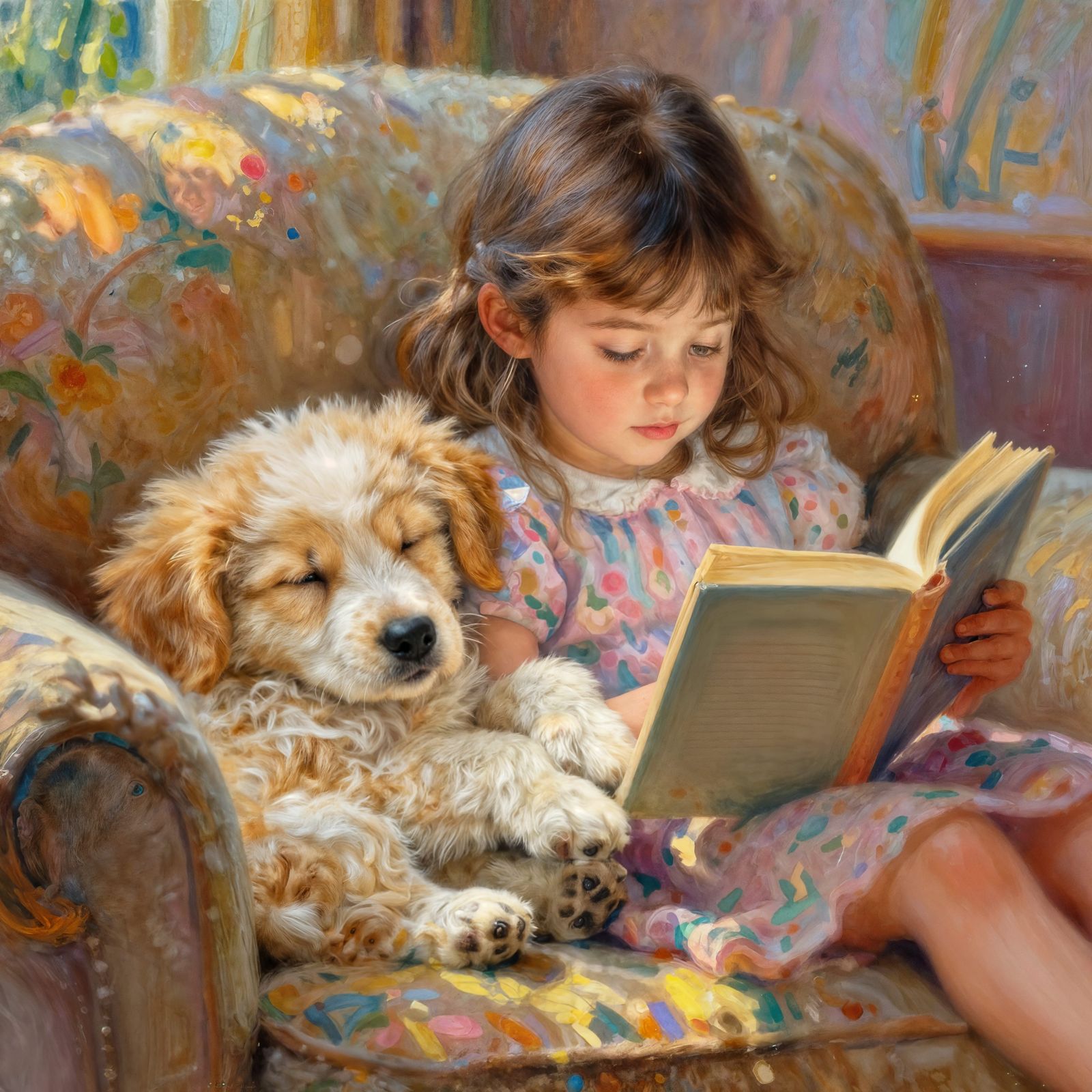 Napping During Story Time  by @AntonioF