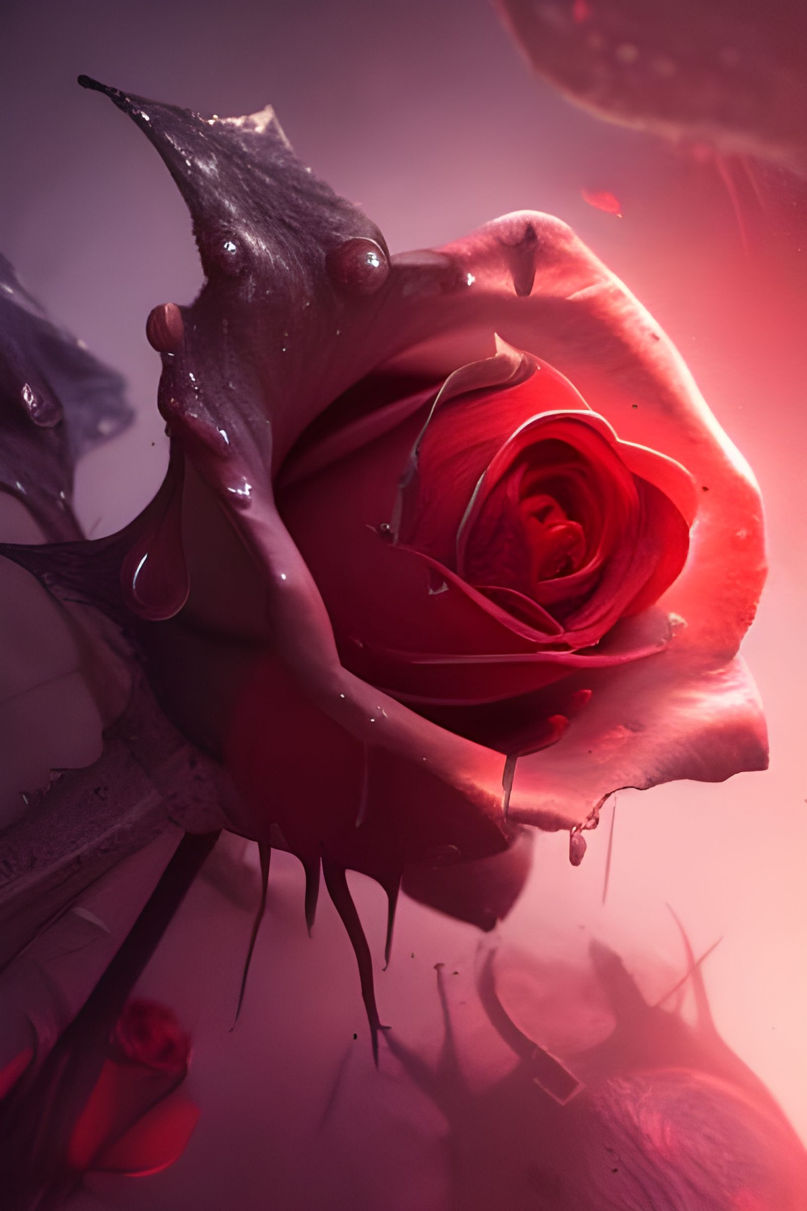 The blood rose  by @Petrovic