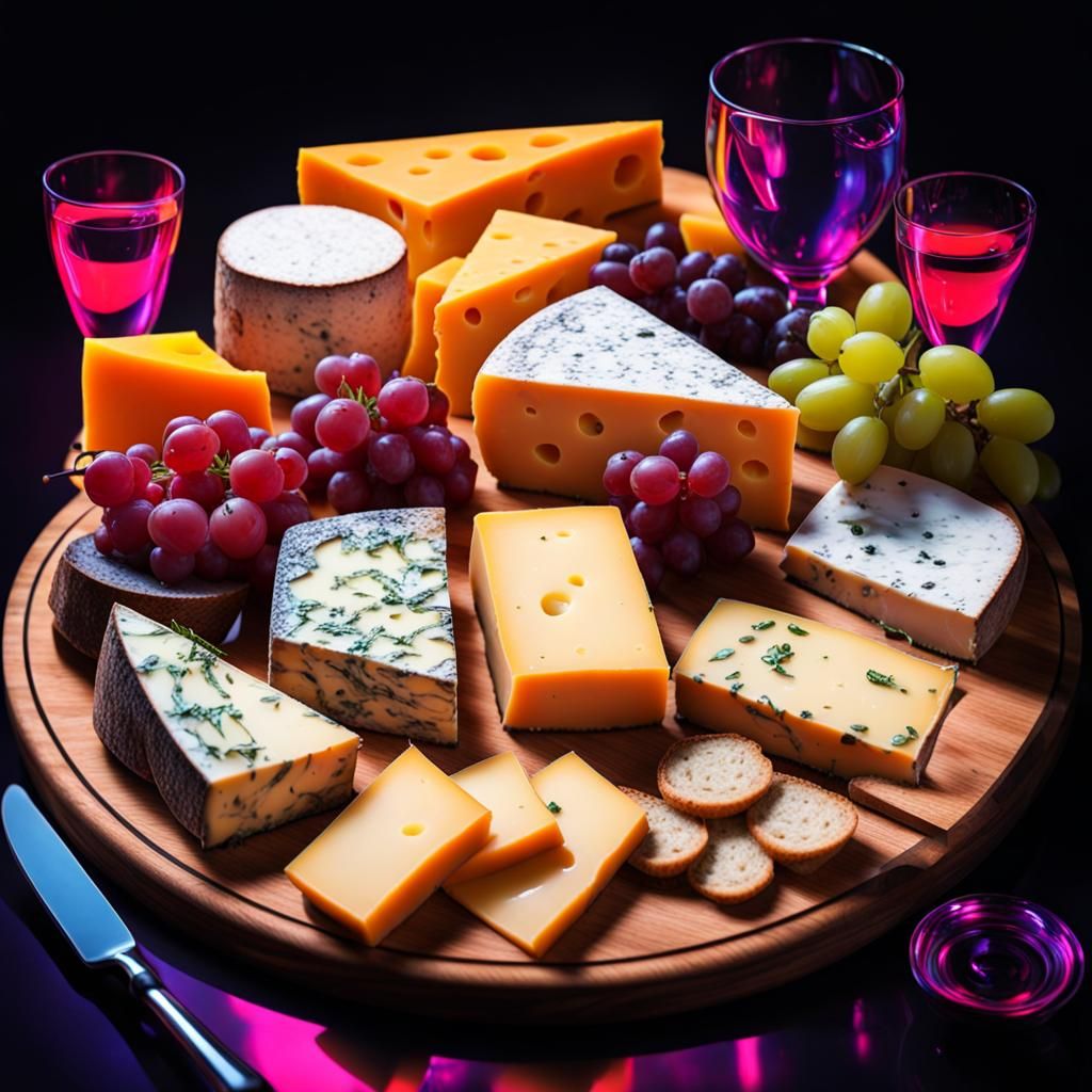 A magnificent cheese platter  by @Bobbles52