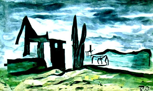 Desolate wasteland Pablo Picasso