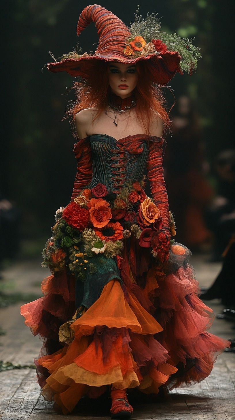Halloween witch streetwear fashion