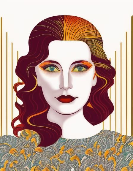 Deco Lady - AI Generated Artwork - NightCafe Creator