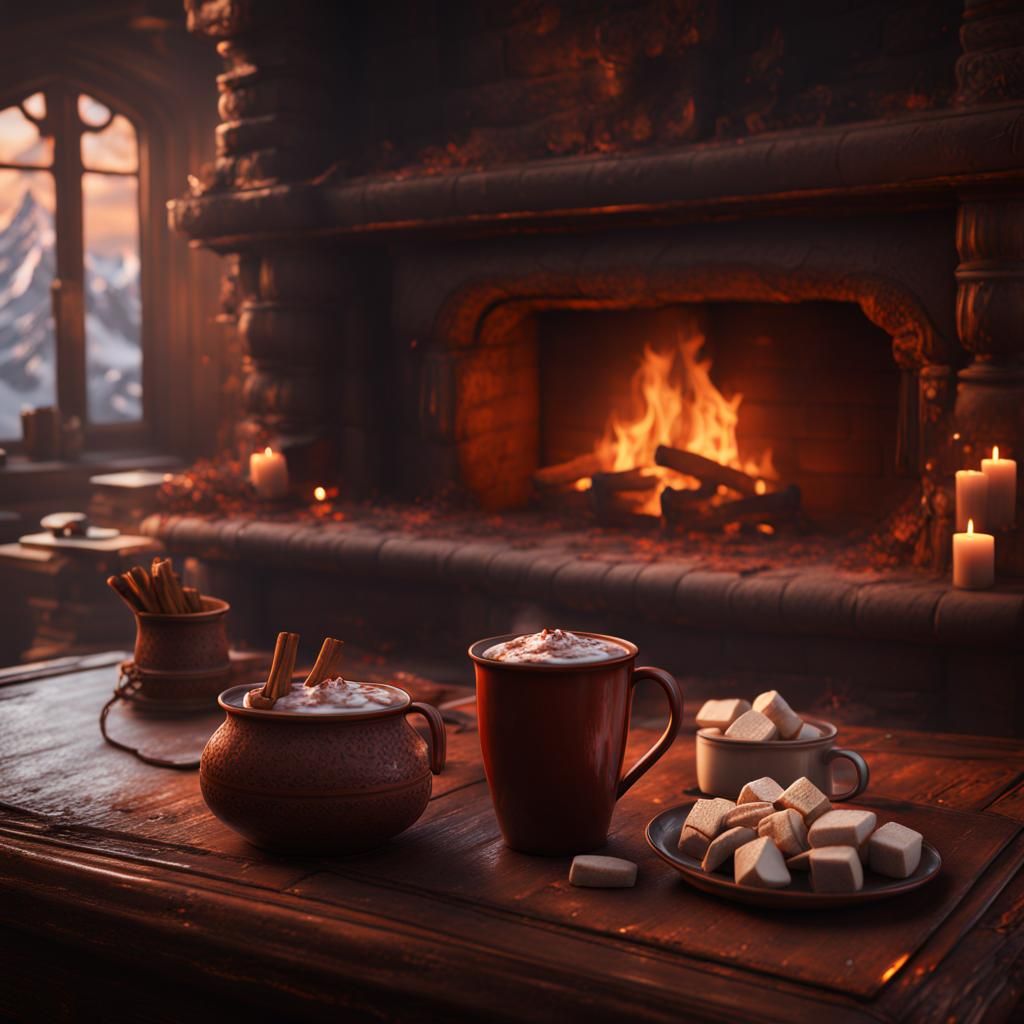 Cozy Winter Night  by @Davian