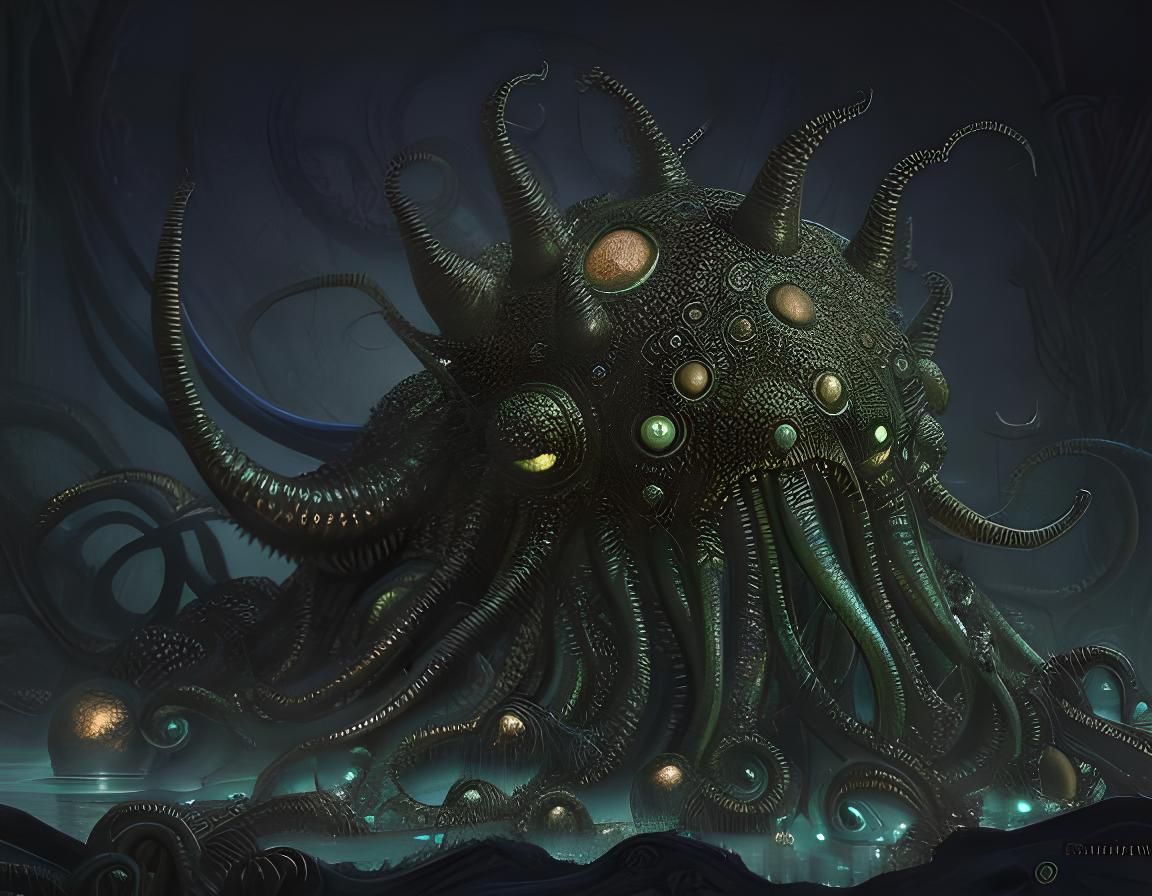 Shoggoth 01 - AI Generated Artwork - NightCafe Creator